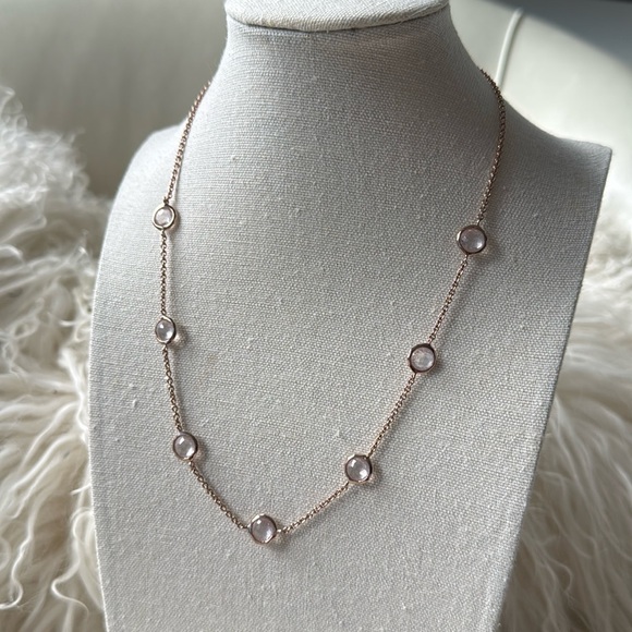 Ippolita Jewelry - Authentic Ippolita 7 Station Rock Candy Necklace - Rose Gold
